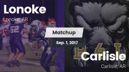 Matchup: Lonoke  vs. Carlisle  2017
