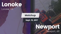 Matchup: Lonoke  vs. Newport  2017