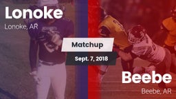 Matchup: Lonoke  vs. Beebe  2018