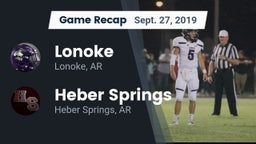 Recap: Lonoke  vs. Heber Springs  2019