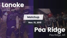 Matchup: Lonoke  vs. Pea Ridge  2019