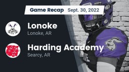Recap: Lonoke  vs. Harding Academy  2022