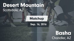 Matchup: Desert Mountain vs. Basha  2016
