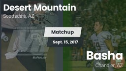 Matchup: Desert Mountain vs. Basha  2017