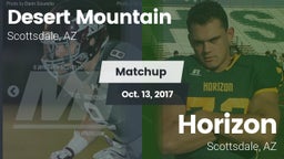 Matchup: Desert Mountain vs. Horizon  2017