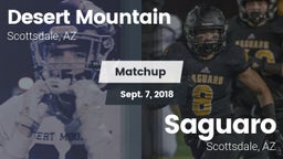 Matchup: Desert Mountain vs. Saguaro  2018