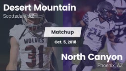 Matchup: Desert Mountain vs. North Canyon  2018