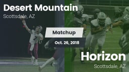 Matchup: Desert Mountain vs. Horizon  2018