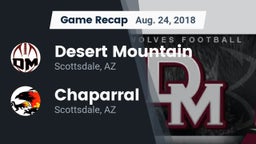 Recap: Desert Mountain  vs. Chaparral  2018