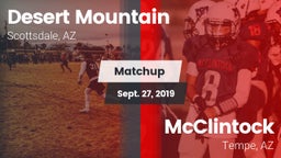 Matchup: Desert Mountain vs. McClintock  2019