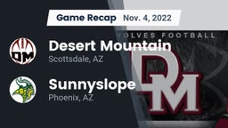 Recap: Desert Mountain  vs. Sunnyslope  2022