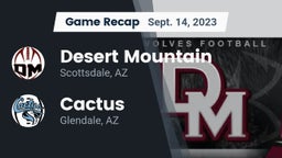Recap: Desert Mountain  vs. Cactus  2023