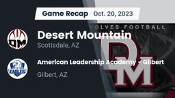 Recap: Desert Mountain  vs. American Leadership Academy - Gilbert  2023