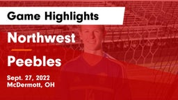 Northwest  vs Peebles  Game Highlights - Sept. 27, 2022
