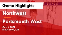 Northwest  vs Portsmouth West  Game Highlights - Oct. 4, 2022