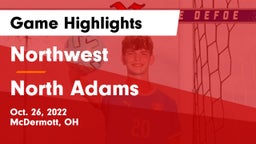 Northwest  vs North Adams Game Highlights - Oct. 26, 2022