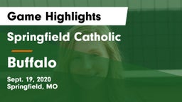 Springfield Catholic  vs Buffalo  Game Highlights - Sept. 19, 2020