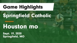 Springfield Catholic  vs Houston mo Game Highlights - Sept. 19, 2020