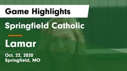 Springfield Catholic  vs Lamar  Game Highlights - Oct. 22, 2020