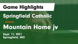 Springfield Catholic  vs Mountain Home jv Game Highlights - Sept. 11, 2021