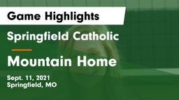Springfield Catholic  vs Mountain Home  Game Highlights - Sept. 11, 2021