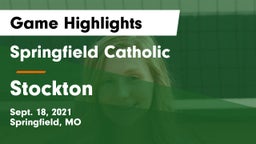 Springfield Catholic  vs Stockton  Game Highlights - Sept. 18, 2021