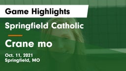 Springfield Catholic  vs Crane mo Game Highlights - Oct. 11, 2021