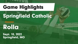 Springfield Catholic  vs Rolla  Game Highlights - Sept. 10, 2022