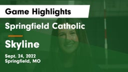 Springfield Catholic  vs Skyline Game Highlights - Sept. 24, 2022