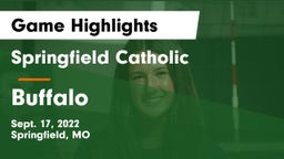 Springfield Catholic  vs Buffalo  Game Highlights - Sept. 17, 2022