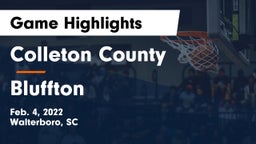 Colleton County  vs Bluffton  Game Highlights - Feb. 4, 2022