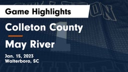 Colleton County  vs May River  Game Highlights - Jan. 15, 2023