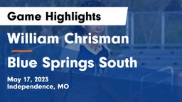 William Chrisman  vs Blue Springs South  Game Highlights - May 17, 2023
