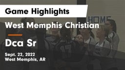 West Memphis Christian  vs Dca Sr Game Highlights - Sept. 22, 2022