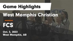 West Memphis Christian  vs FCS Game Highlights - Oct. 3, 2022