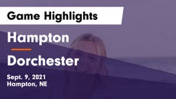 Hampton  vs Dorchester  Game Highlights - Sept. 9, 2021