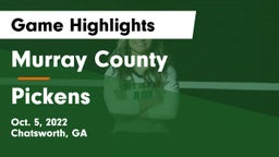 Murray County  vs Pickens  Game Highlights - Oct. 5, 2022