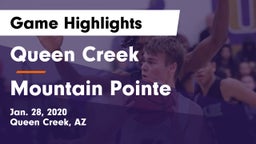 Queen Creek  vs Mountain Pointe  Game Highlights - Jan. 28, 2020