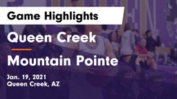 Queen Creek  vs Mountain Pointe Game Highlights - Jan. 19, 2021