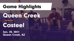 Queen Creek  vs Casteel  Game Highlights - Jan. 28, 2021