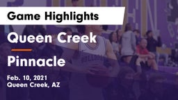 Queen Creek  vs Pinnacle  Game Highlights - Feb. 10, 2021