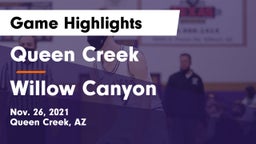 Queen Creek  vs Willow Canyon Game Highlights - Nov. 26, 2021