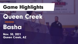Queen Creek  vs Basha  Game Highlights - Nov. 30, 2021