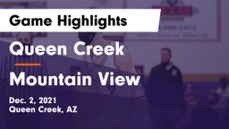 Queen Creek  vs Mountain View  Game Highlights - Dec. 2, 2021
