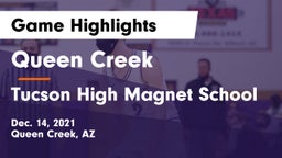 Queen Creek  vs Tucson High Magnet School Game Highlights - Dec. 14, 2021