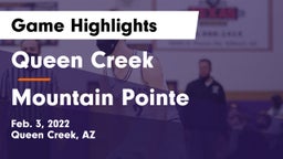 Queen Creek  vs Mountain Pointe  Game Highlights - Feb. 3, 2022