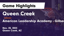 Queen Creek  vs American Leadership Academy - Gilbert  Game Highlights - Nov. 20, 2023