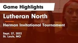 Lutheran North  vs Herman Invitational Tournament Game Highlights - Sept. 27, 2022