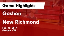Goshen  vs New Richmond  Game Highlights - Feb. 12, 2019