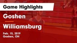Goshen  vs Williamsburg Game Highlights - Feb. 15, 2019